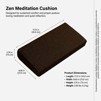 Meditation Cushion, Comfortable Floor Pillow Mat, Sloped Ergonomic Floor Cushion, Meditation Seat fo - Image 6
