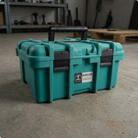 Hard-Shell Tool Box Latch Closure Portable Tool Box Molded