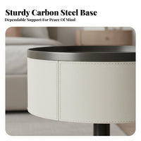 Cylindrical Drawer Cabinet Modern Design Nightstand two-level for Adults, partners