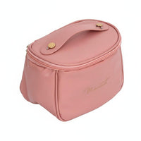 Large Capacity Travel Makeup Bag Handheld Travel Makeup Case Lightweight Waterproof Toiletry Bag Double-Layer for Outings