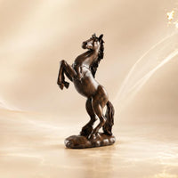 Horse Statue Resin Horse Sculpture Decorative Home Decor for Living Room, Office, Bookshelf
