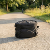 Motorcycle Tail Bag Reflective Motorcycle Rear Rack Bag Structured Luggage for Motorcyclists, Long-Distance Riding