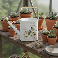 Long Spout Watering Can Decorative Metal Watering Can Rust-Resistant Plant Jug for Balcony