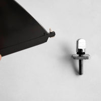 2 Pieces Stainless Fin Fastener Screw Paddleboard Fin Bolt Rust Resistant Watersports Hardware for Paddleboarders