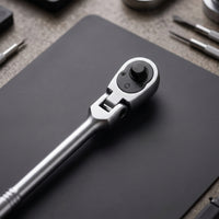 Ratcheting Wrench Chrome Ratchet Wrench Ratcheting Spanner for Mechanics, Equipment Maintenance, Garage