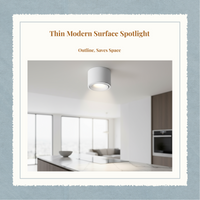 Adjustable anti-glare LED spotlight