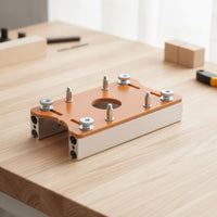 Precision Router Slotting Jig | Handheld, carpentry Routing Fixture, for Workshop