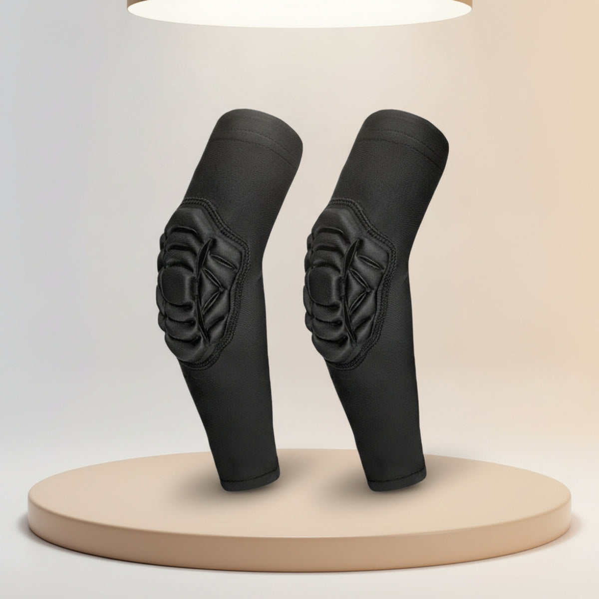 Elbow Pads Form-Fitting Elbow Guards   Flexible Joint-Cushioning Gear for Skating, Bicycling, Basketball