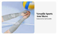 Volleyball Arm Sleeve Breathable Material Volleyball Forearm Sleeves Sweat-Wicking Compression Fore Foreforearm Sleeves for Athletes, Adults