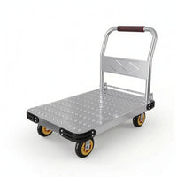 Flatbed Cart with Tie-down Rope Collapsible Platform Hand Truck Padded