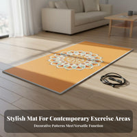 Non-Slip Exercise Mat Noise Reducing Shock Absorbing Jump Rope Mat Soundproof Shock Absorbing Workout Pad for Home Use, Apartment