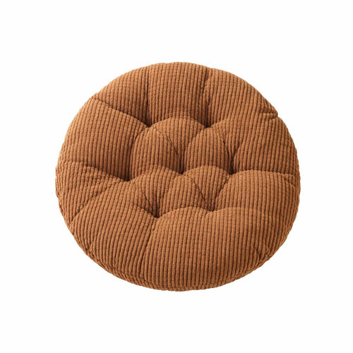 Corduroy Round Floor Cushion, Modern Minimalist Seat Pad, Large Floor Pillow for #variant:40X40cm