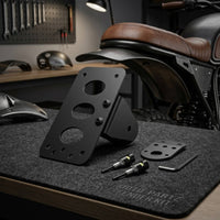 Motorcycle Registration Plate Holder with LED Lights Easy Install