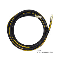 High-Pressure Oil Hose Heavy Duty Oil Hose with Metal Fittings Easy Loading for Garage