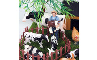 45 Pieces Farm Creature Model Set Washable Realistic Mini Farm Creature Figures