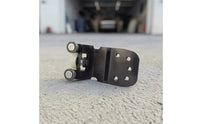 Black Roller Guide Bracket Compact Door Roller with Bracket Long-Lasting Hardware Smooth for Mechanics, DIYers