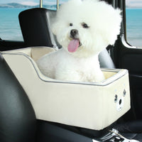 Dog Console Car Seat Non-Slip Pet Armrest Booster Seat Elevated Design for Cats