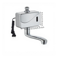 Touchless infrared sensor faucet