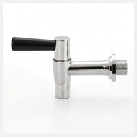 Water Tap with T-Handle Stainless Steel Water Dispenser Tap Beverage Spigot Threaded Beverage Dispenser Valve Plated