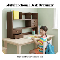 Desktop desktop organizer with Drawer Multitier Desktop desktop organizer with Drawers Large Capacity Easy Assembly for Students