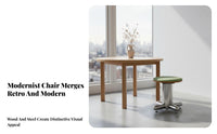Perforated Side Chair Modernist artistic movement Upholstered Accent Chair Minimalist adaptable for residents, Bedroom, Kitchen
