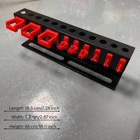 Brush and Bottle Stand Long-Lasting Car Detailing Storage Rack Rust-Resistant