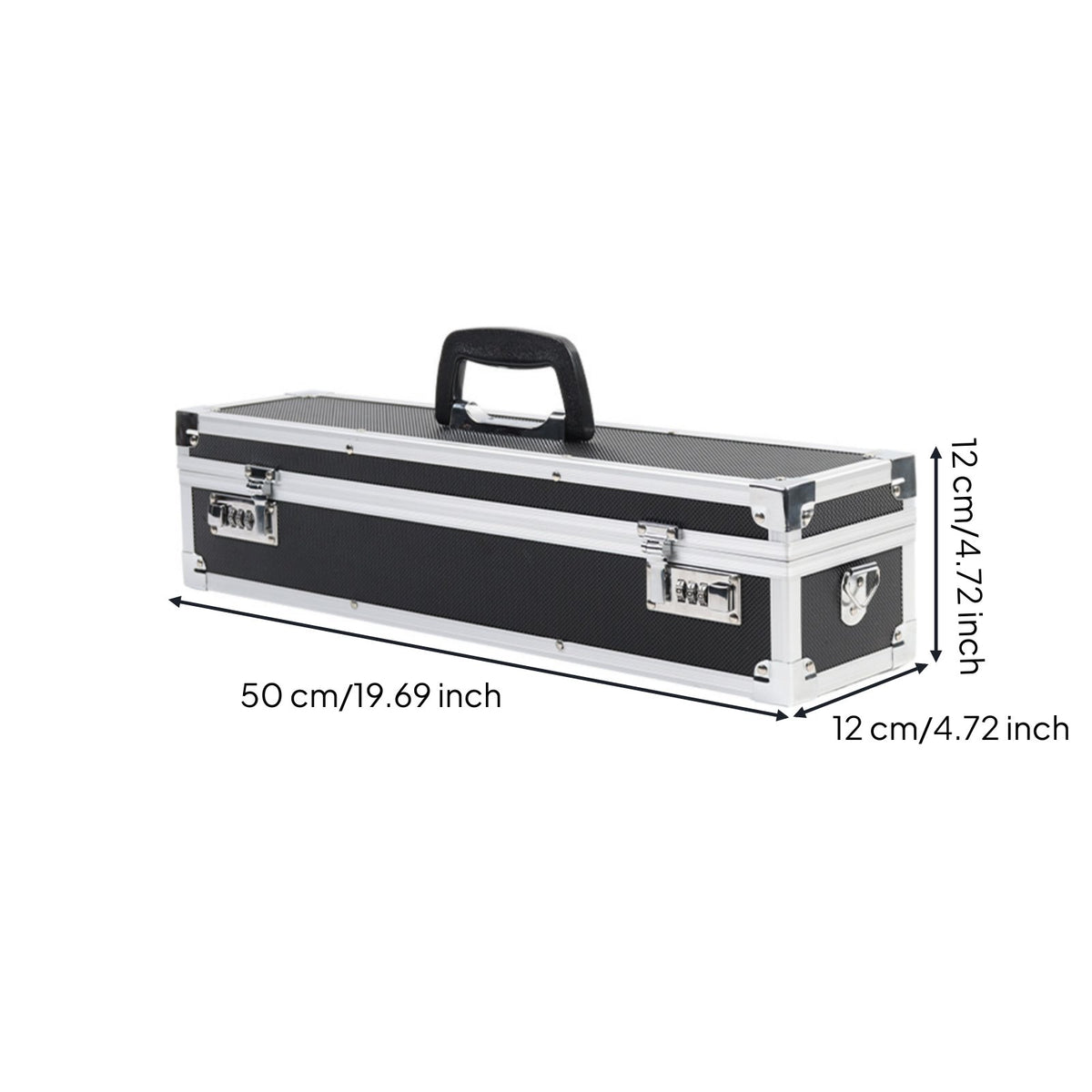 Aluminum Box Lockable Chef Storage Box Safeguarding for Outings, Chefs