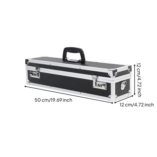 Aluminum Box Lockable Chef Storage Box Multi-Use for Travel, Chefs