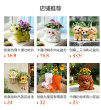 代发可爱动物树脂花盆创意阳台多肉造景摆件桌面绿植盆栽园艺装饰