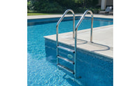 Stainless Steel Pool Ladder Anti-Slip Pool Ladder with Handrails Resistant