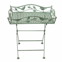 Floor-Standing 3-Tier Bird Pattern Shelving Single-Tier Vintage Design 3-Tier Ladder Shelf Space-Saving Plant Stand Stable Structure for Home Decorators, Apartment Dwellers, Homeowners, Balcony, Indoors, Living Room, Sunroom