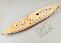 Wooden Deck with Anchor Chain for Trumpeter 03701 Model Ship 1/200