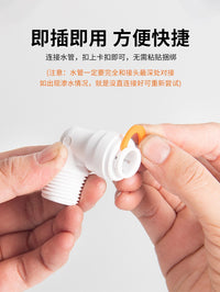 RV Quick-Connect Water System Fitting 12mm Male Elbow Tee Straight Adapter