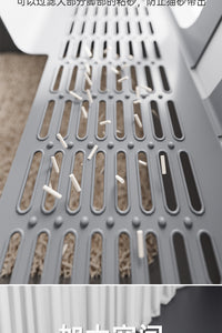 Stainless Steel Enclosed Cat Litter Box with Anti-Splash Design