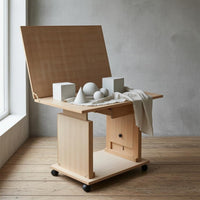 Adjustable Still Life Table Rectangular Studio Furniture for Sketching, Copying