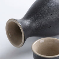 Ceramic Wine Warmer Set, 7-Piece Minimalist Japanese Style