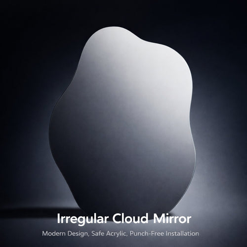 Acrylic Wall Mirror, Irregular Shape, 33x40cm