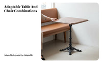 Tufted Banquette and Chair Set North North American design Booth Seating Retro Design Ergonomic for Cafe, Dessert Shop