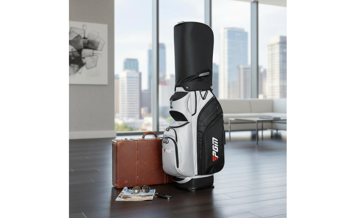 Lightweight Golf Bag with Club Holder Multi-Pocket Portable Golf Carrier Bag Wear-Resistant Sports Gear for Travel