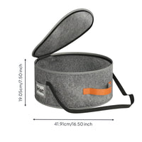 Zippered Hat Storage Case Soft-Sided Travel Item