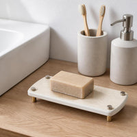 Japanese Style Diatomaceous Earth Toothbrush Holder for Bathroom Countertop