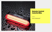 Brake-sensing waterproof bike light