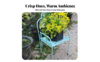 Foldable Chair-Shaped Plant Display space-saving Size Dollhouse Furnishing for children