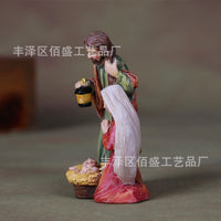 Realistic Nativity Scene Holy Family Tabletop Decor for Christmas