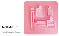 Fuse Bead Picking Tray Kit Sorting Tools Versatile Craft Design Board for Maker , Hobbyists, DIY Crafts, Parties, Home