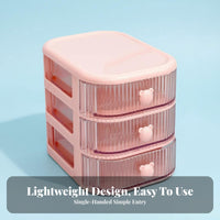 Compartmentalized organizer with Drawer Multifunctional for Desk, Dorm Room, Artists