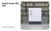 Anti Cabinet Combination Lock Information Security Cabinet Large Capacity Multi-Drawer Media for Archivists, Archive Room, Home, Closet