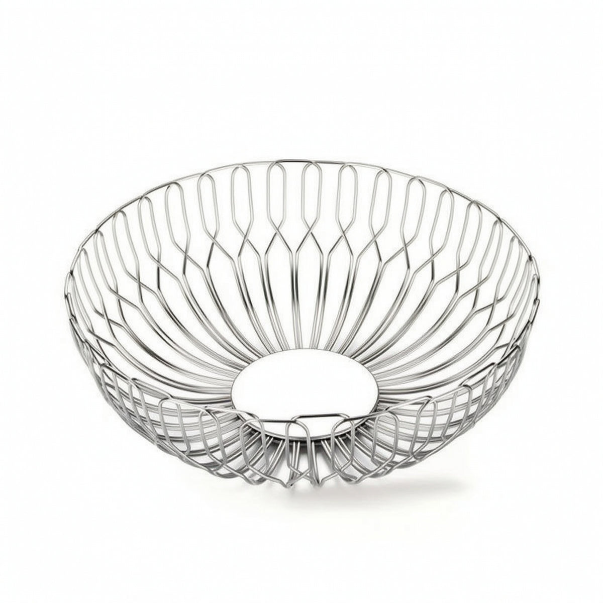 Stainless Steel Fruit Basket Lightweight Wire Fruit Basket Versatile Wire Bowlfor Kitchen Counter