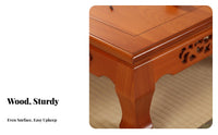 Carved Leg Floor Table European design Household Furniture adaptable Vintage Aesthetic for Adults, Bay bay Area, Office