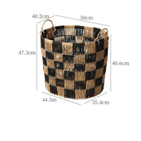 Laundry Hamper with Handles Checkerboard Laundry Basket with Handles Versatile Storage Hamper for Bedroom